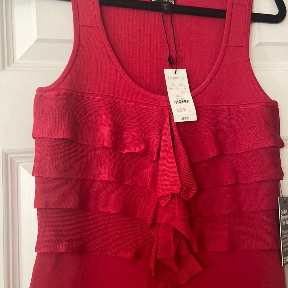 Womens red dress NWT. Express